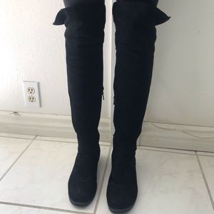 Black Over-The-Knee Boots